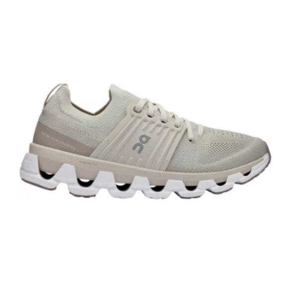 New in box On Women's Cloudswift 3 Running Shoes - Pearl/Fog - Picture 2 of 8